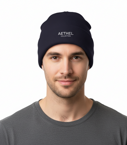 AETHEL COLLECTION embroidered beanie | Cuffed Beanie