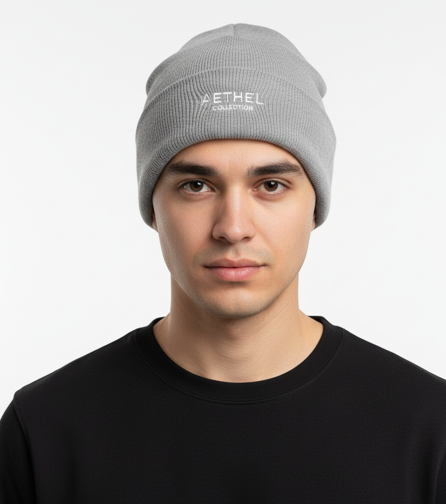 AETHEL COLLECTION embroidered beanie | Cuffed Beanie