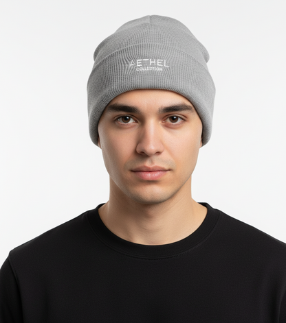 AETHEL COLLECTION embroidered beanie | Cuffed Beanie